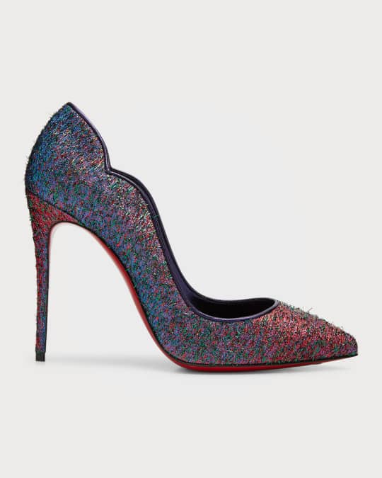 Christian Louboutin Hot Chick Ombre Red Sole Pumps | Neiman Marcus