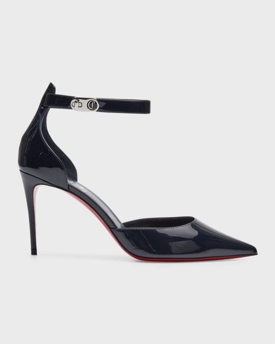 Christian louboutin hot sale ankle strap pumps