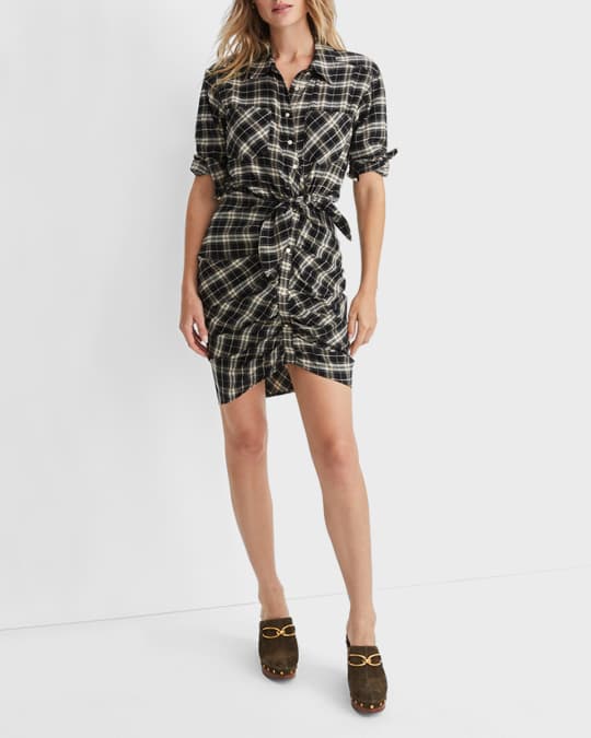 Veronica beard sierra plaid dress discount