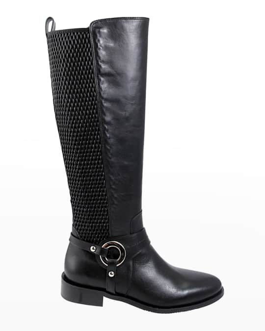 Brianna Harness Tall Moto Boots