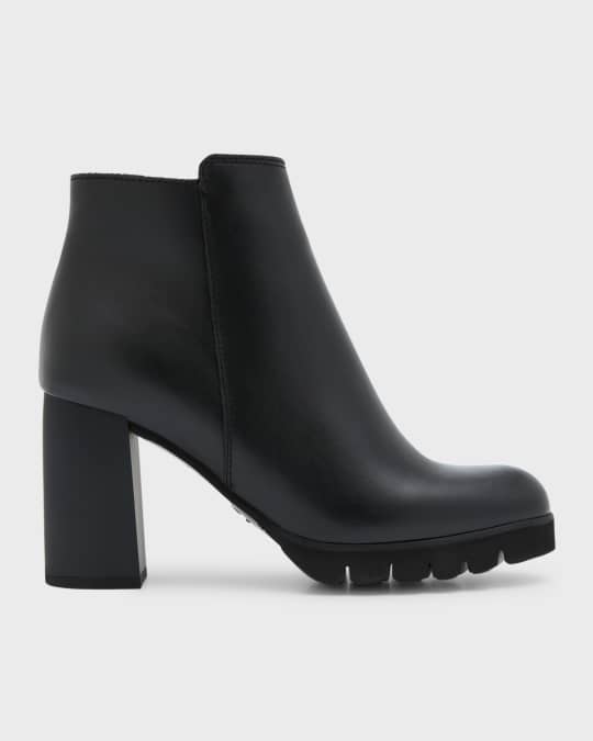 Maya Zip Waterproof Leather Booties