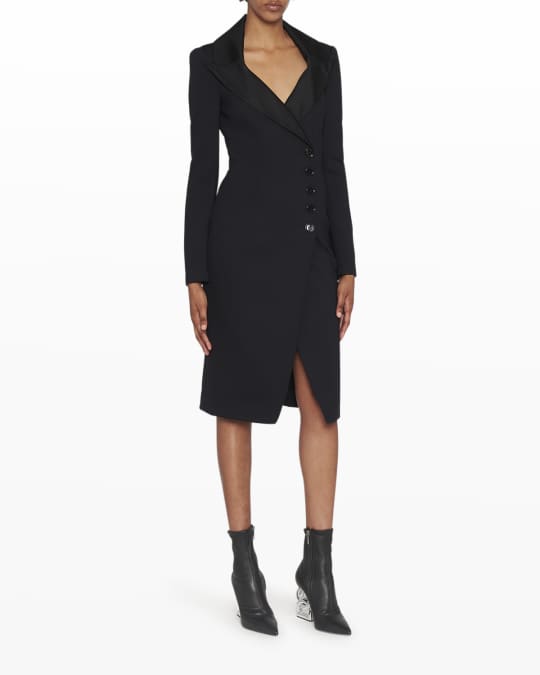 Dolce&Gabbana Asymmetric Blazer Dress | Neiman Marcus