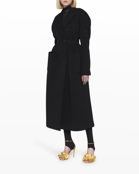 Dolce & Gabbana Khaki Double Breasted Trench Coat Jacket main image 0