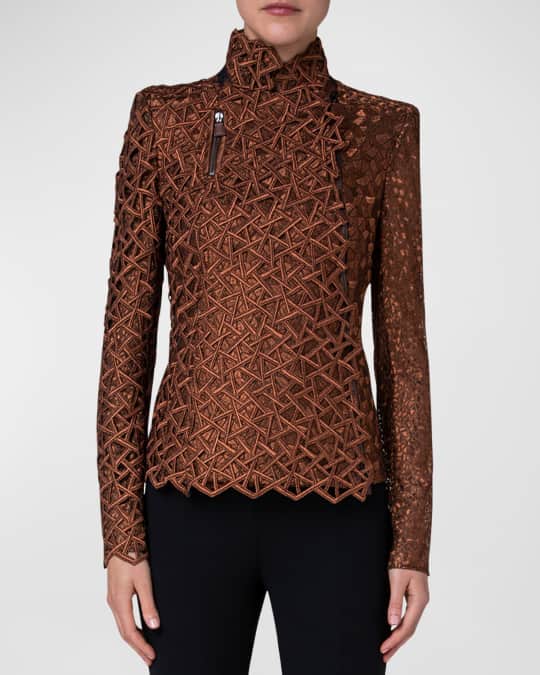 【プリン】patchwork embroidery lace jacket PATCHWORK EMBROIDERY LACE JACKET