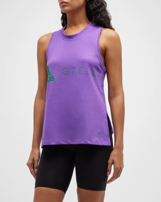 adidas by Stella McCartney Sportswear Logo Tank Top | Neiman Marcus