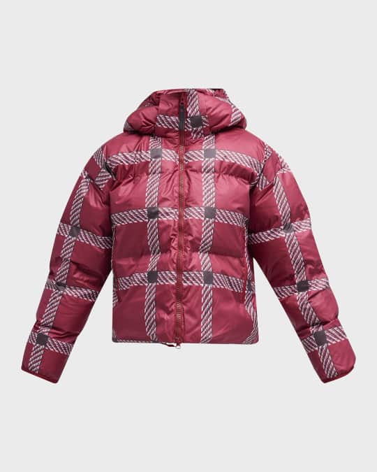 Short Padded Printed Winter Jacket