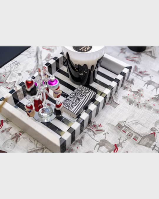 Medium Striped Tray 