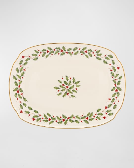 Lenox Holiday Serving Platter Neiman Marcus