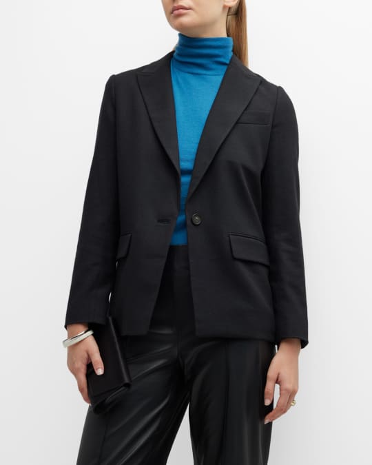 Vince Notched-Lapel Boyfriend Blazer Neiman Marcus
