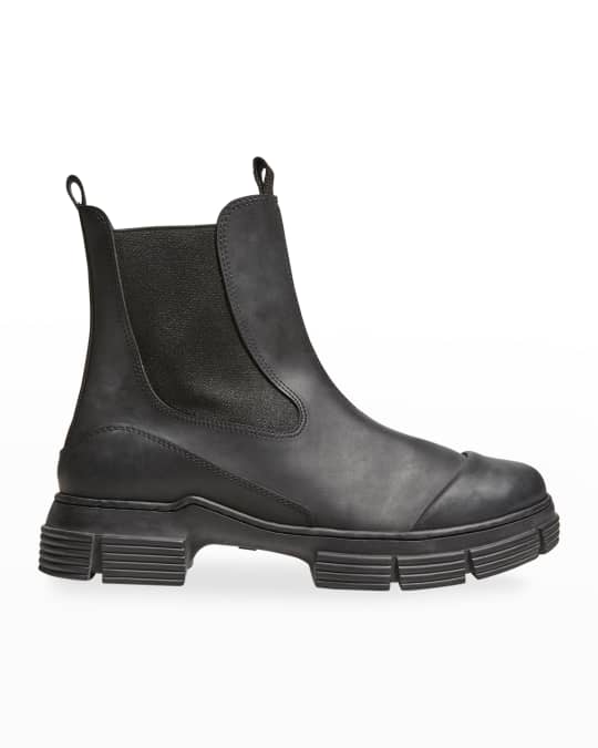Frye scott top leather chelsea boot