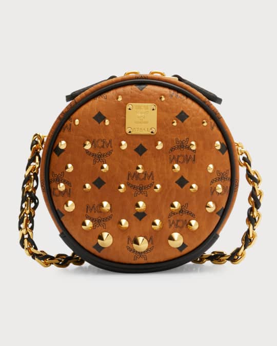 【MCM】 Big O Mini Studded Monogram Crossbody Bag MCM Big O Mini Studded Monogram Crossbody Bag | Neiman Marcus