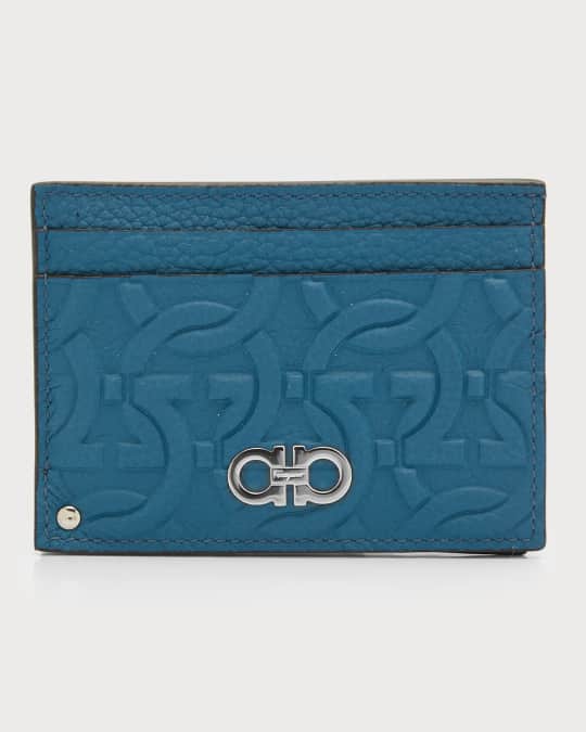 Ferragamo card case with id window top