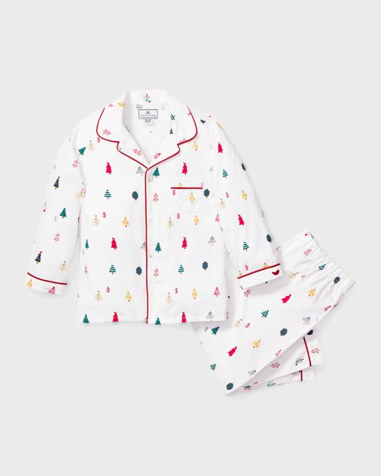 pajama set merry trees