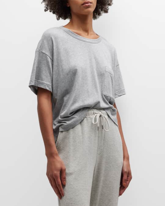 Eberjey Short Sleeve Aloe Infused Cotton Tee Neiman Marcus