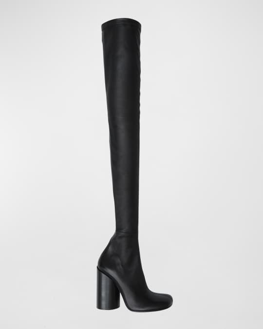 Burberry Anita Leather Over-The-Knee Boots Neiman Marcus