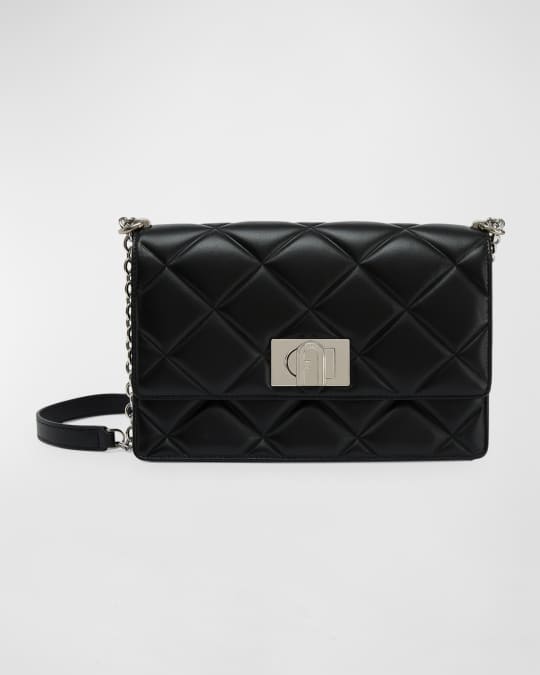 Furla 1927 QuiLted Leather Chain Crossbody Bag | Neiman Marcus