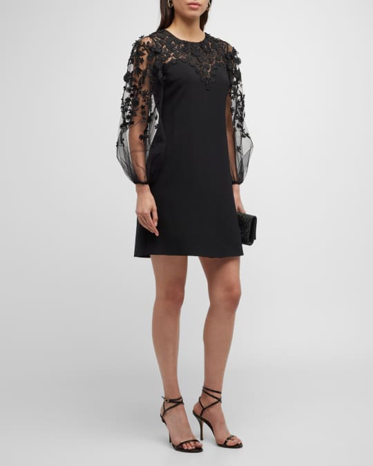 ambre embroidered floral dress Ember Chiffon Floral Print Dress