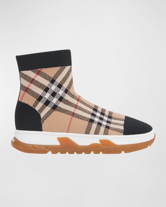 Kid s Union Check Sock Sneakers Toddlers Kids
