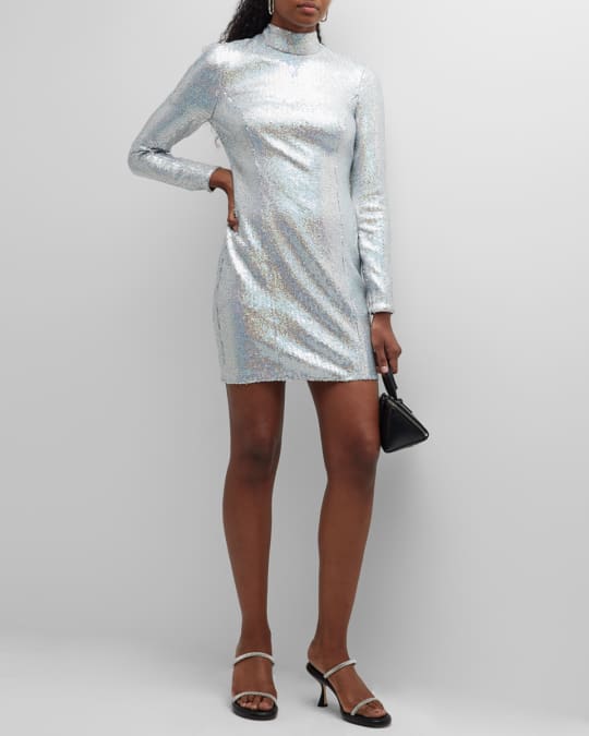 Toccin Sequin Mini Sheath Dress Neiman Marcus