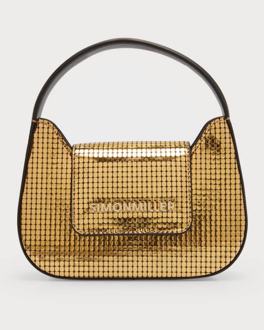 Mini Retro Metallic Top-Handle Bag