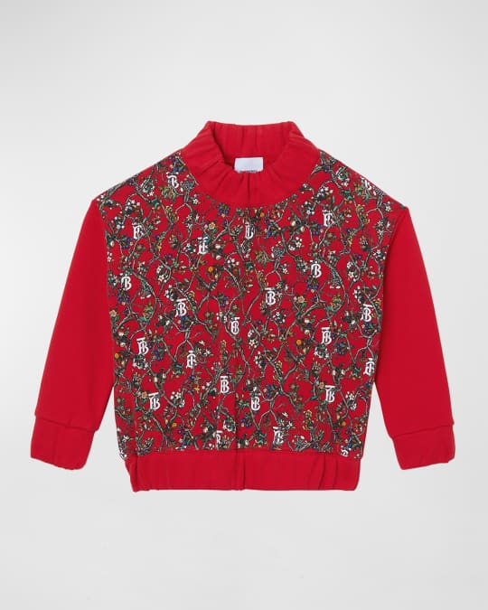 Burberry print sweater shop