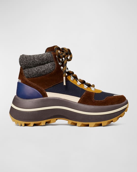 Tory Burch Adventure Mix Media Hiker Boots Neiman Marcus
