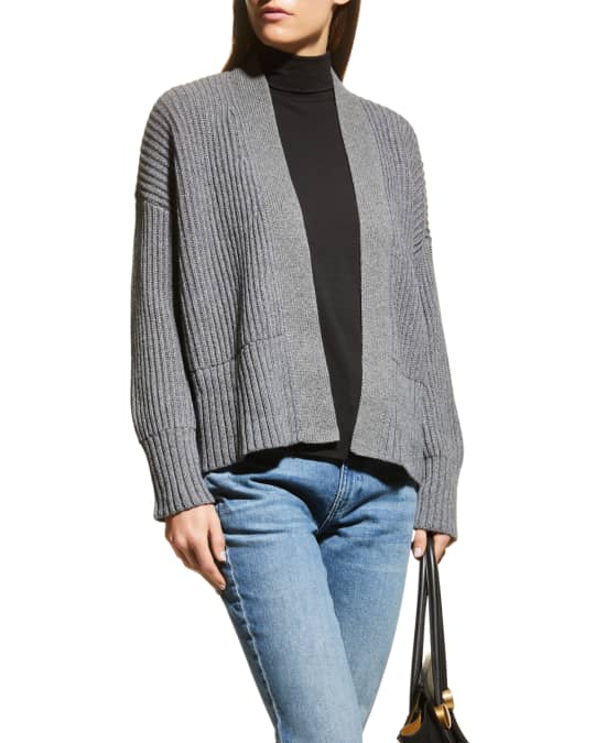 Eileen fisher ribbed cashmere sale sweater