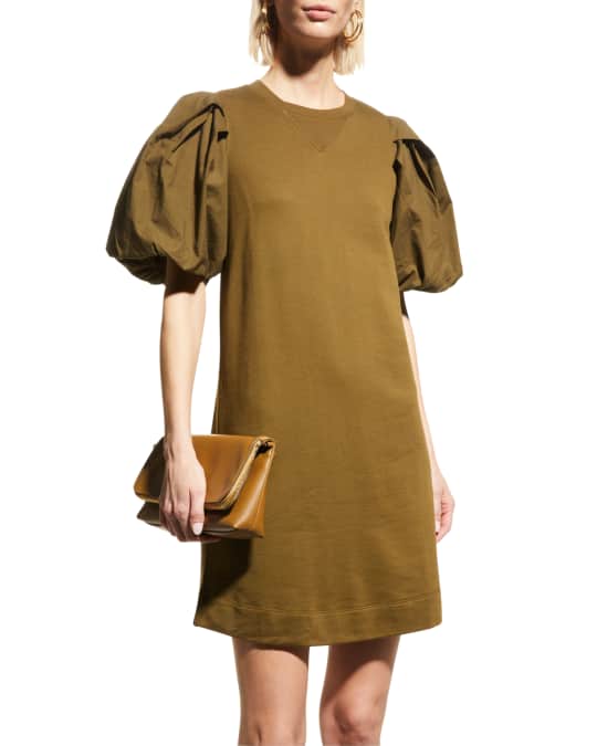 Meet Marie Silver Puff Sleeve Dress main image 0