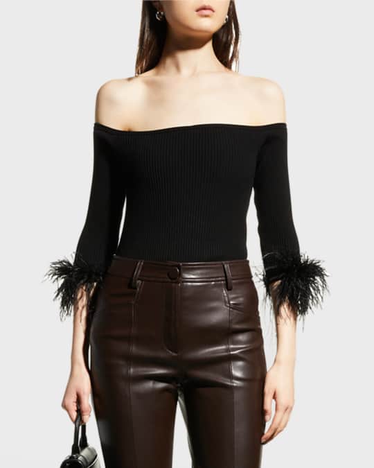 Milly feather bodice dress discount
