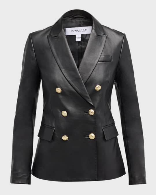 Derek lam 10 crosby leather jacket online