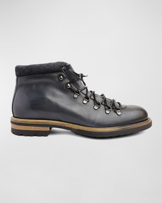 Bruno Magli Men s Andez Leather Lace Up Ankle Boots Neiman Marcus