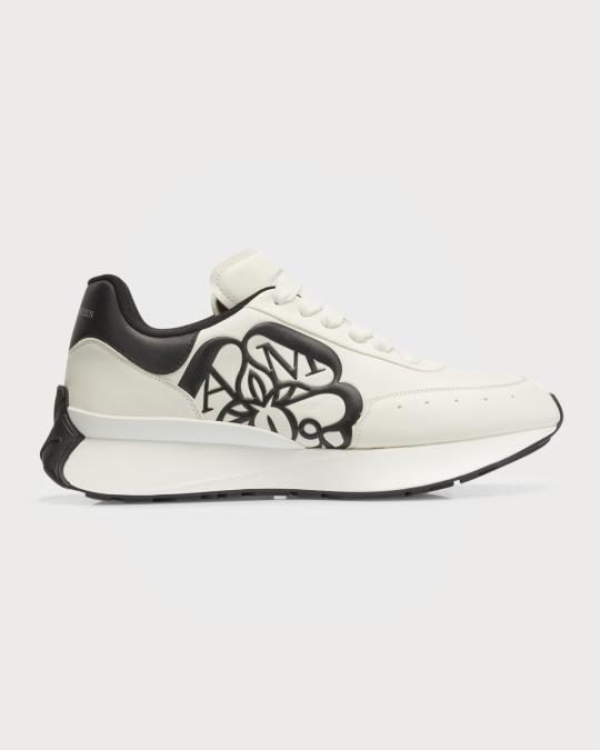 McQueen Men's Sprint Colorblock Logo Runner Sneakers | Neiman Marcus