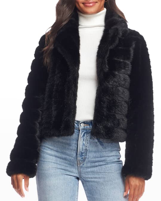 Fabulous Furs Maven Faux Fur Mink Jacket | Neiman Marcus