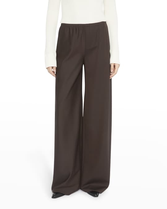 【MODERNIF】Rue wool wide slacks Tropical Wool Slacks – La Garçonne
