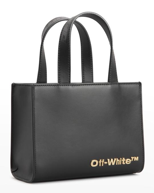 Off-White Hybrid Lettering Shopper Tote Bag | Neiman Marcus