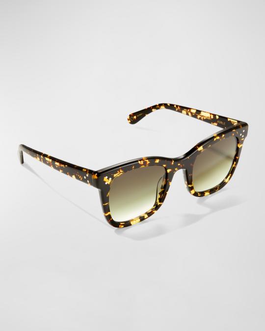 KREWE Adele Oversize Butterfly Sunglasses - Tortoise  display picture 1