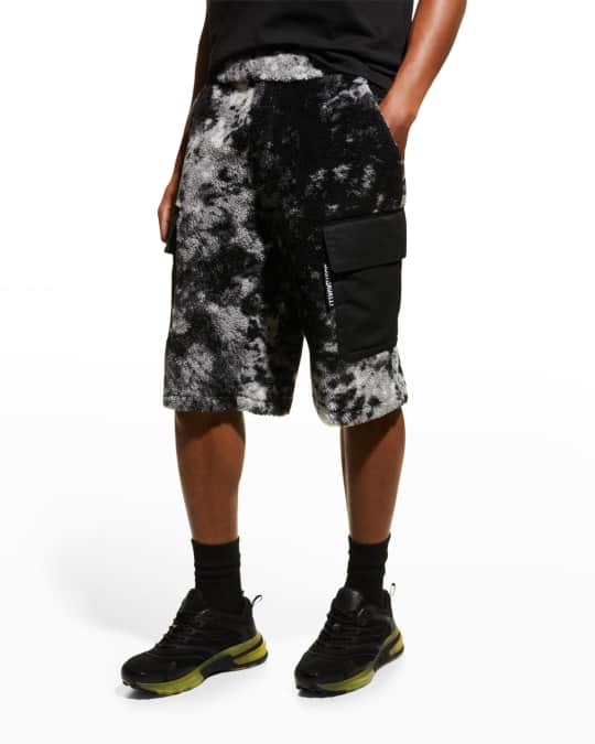 Just Cavalli Men s Dyed Fleece Cargo Shorts Neiman Marcus