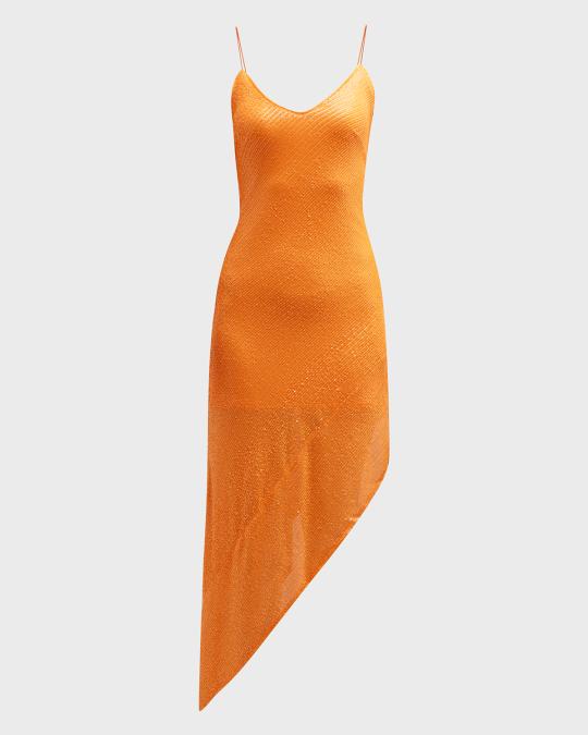 knee length dresses for ladies Sequins midi v-neck dress ROTATE Rosa