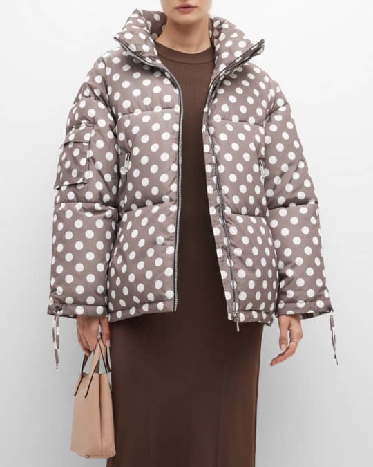 セール☆残りわずか☆関税・送料込☆Noize Faika Puffer Jacket NOIZE Faika Polka Dot Puffer | Neiman Marcus