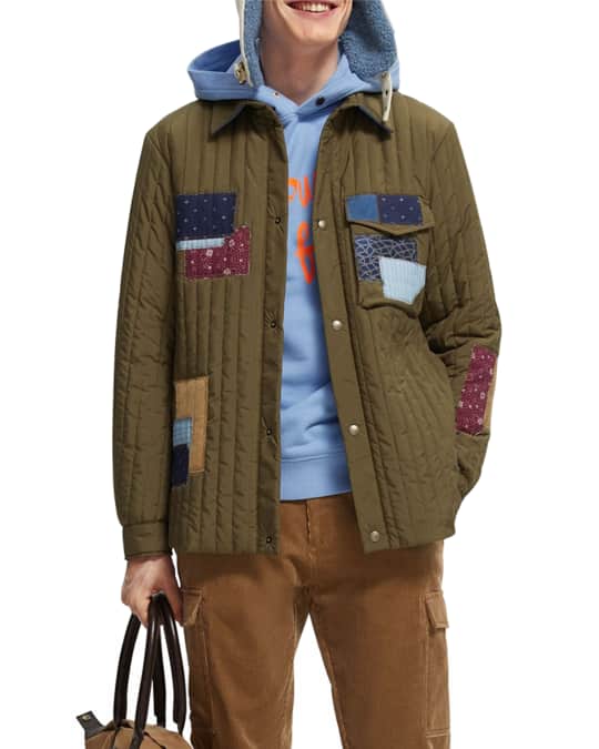 Scotch and soda men's quilted jacket sale