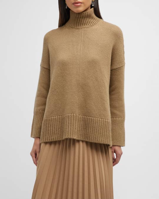 Vince Trapeze Wool Cashmere Turtleneck Sweater Neiman Marcus