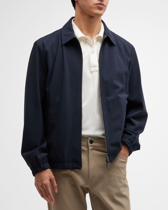 Theory Men's Brody Precision Ponte Jacket | Neiman Marcus