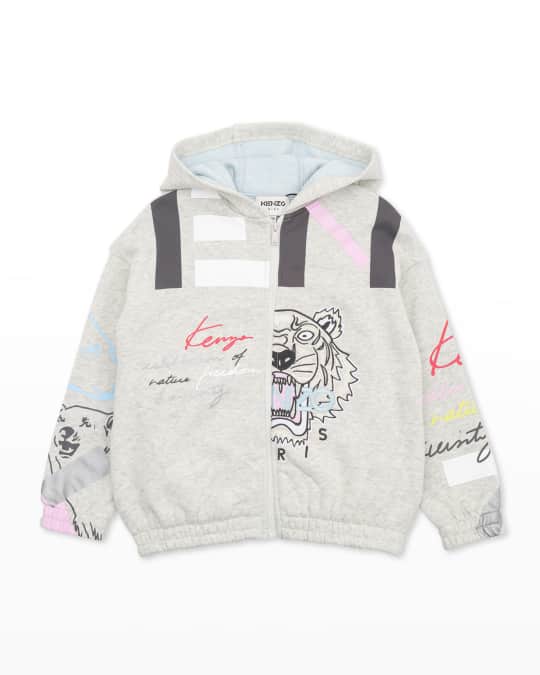 Kenzo multi logo hoodie store