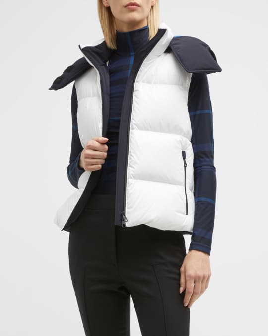 Burberry puffer hot sale vest womens