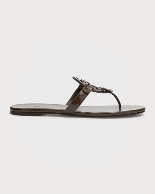 Tory Burch Miller Soft Medallion Thong Sandals | Neiman Marcus