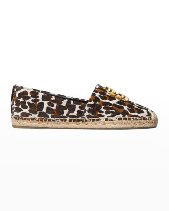 Eleanor Leopard Medallion Espadrilles