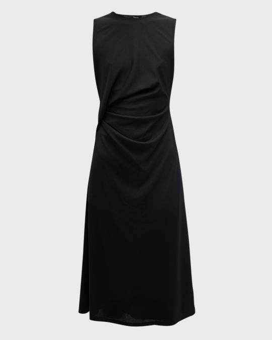 kohls black mini dress Flower Drape Mini Dress in Monochrome  Roland Mouret