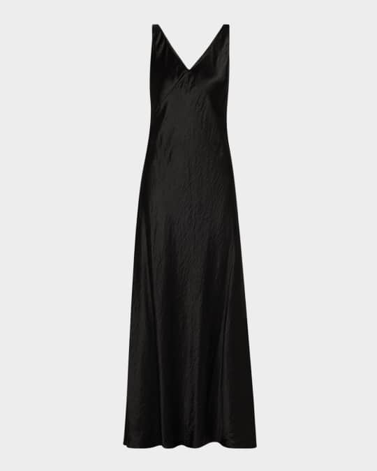 Vince sleeveless tie-waist dress Neutrals - Black Pumps at the