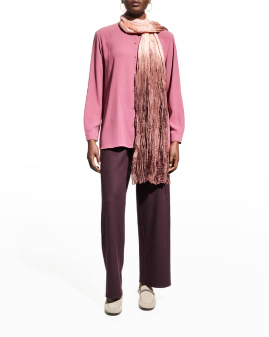 Eileen Fisher Dip-Dyed Silk Scarf | Neiman Marcus