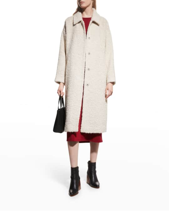 Eileen Fisher Long Alpaca Coat Neiman Marcus